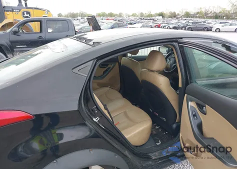 2013 Hyundai Elantra Limited from USA, damaged, VIN KMHDH4AE6DU487937